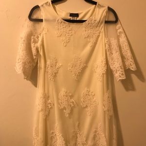 Off-White lace dress